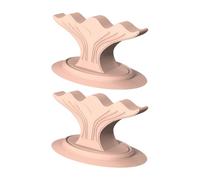 Almohadilla suave moldeada con plan de fluctuación y base ampliada para un ajuste cómodo en los dedos, bonito divisor de cola de ballena