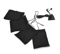 Almohadilla térmica 4 en 1, calentador eléctrico, temperatura ajustable, hoja calefactora USB, ropa impermeable, chaleco, chaqueta, almohadillas para calentar