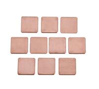 Almohadilla térmica de disOS Xor térmico de lámina de Cobre VBESTLIFE para GPU/CPU portátil, 20 * 20 mm, 10 Piezas (1.5 mm)