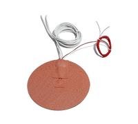 Almohadilla térmica de goma de silicona con termistor NTC 100K, 12V/24V/36V/48V, calentador de impresora autoadhesivo, diámetro de 50-170mm(180C Thermo 36V-200W 170mm)