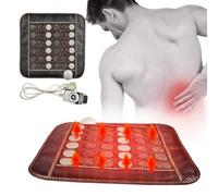 Almohadilla Térmica De Infrarrojos Lejanos De Jade, Almohadilla Térmica Eléctrica para Aliviar El Dolor De Espalda Y Los Calambres, Terapia Caliente por Infrarrojos para Ciática, Artritis