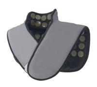 VEVOR Almohadilla Térmica de Infrarrojos Lejanos con 54 Piedras de Jade Natural y 30 Piedras de Turmalina para Aliviar el Dolor de Cuello y Hombros, con Controlador Inteligente, 610 x 450 x 93 mm