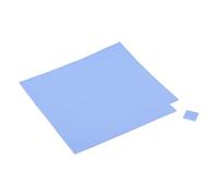 Almohadilla térmica de silicona de 100 x 100 mm con grosor de 1 mm, disipador de calor no conductivo, refrigeración para laptop, CPU, ventilador de refrigeración, disipador de calor, soporte de