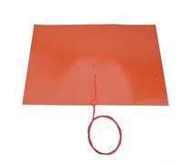 Almohadilla térmica de silicona de 1000 W, 220 V, 400 x 600 x 1,5 mm, para impresoras 3D, cama calentada con calentamiento rápido y resistencia a altas temperaturas, compatible con la mayoría de