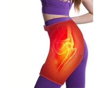 Almohadilla térmica de soporte de cadera, almohadilla térmica eléctrica para artritis/muslo/cadera, soporte de cadera eléctrico masculino y femenino, utilizado para dolor del nervio ciático