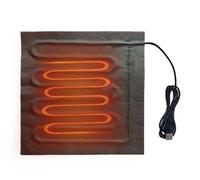 Almohadilla térmica de viaje - Cojín eléctrico plegable e impermeable | Calentador USB para aliviar el dolor de manos, pies, cuello, espalda y hombros. Esterilla térmica portátil para viajes en invier