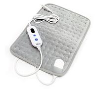 Almohadilla térmica eléctrica 40x30cm con 3 niveles y auto-apagado manta eléctrica lavable a 30°