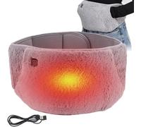 Almohadilla térmica eléctrica para cinturón, Almohadilla térmica eléctrica portátil con 3 Calentadores, Calentador de Manos y Cintura 2 en 1, Almohadilla térmica para el período(Gray with Power Bank