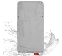 Almohadilla térmica eléctrica para gatos, alfombrilla de calentamiento gris para mascotas, alfombrilla USB ajustable a temperatura, cojín aislante suave, cama térmica portátil para animales | Interior