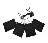 Almohadilla térmica eléctrica, USB Almohadillas térmicas eléctricas Tela 3 engranajes Ropa impermeable Chaleco Chaqueta Almohadillas Calentador Hoja para hombro Cuello Brazo Pierna