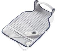 medisana HP 460 Almohadilla térmica para cuello y espalda, almohadilla térmica con 3 niveles de temperatura, protección contra sobrecalentamiento, desconexión automática, lavable, para hombros, Gris