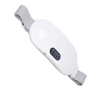 Almohadilla Térmica Menstrual, Almohadilla Térmica Menstrual, Carga USB Inalámbrica de 4 Velocidades para Mujeres, Calambres (Blanco)