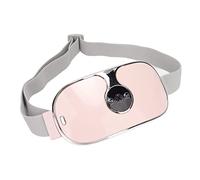 Almohadilla Térmica Menstrual, Carga USB, Peso Ligero, Vibración, Masaje, Almohadilla Térmica Inalámbrica, Pantalla LED para Calambres(Rosado)