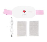 Almohadilla térmica menstrual, cinturón calentador portátil inalámbrico recargable cinturón calentador del útero para el período de calambres, alivio del dolor de espalda o vientre para mujeres o niña
