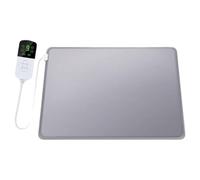 Almohadilla térmica para animales, alfombrilla térmica eléctrica ajustable, accesorio portátil impermeable con función, calefacción ajustable, práctico, 8 niveles ajustables, 30 x 35 cm