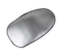 Almohadilla Térmica para Asiento De Motocicleta, Funda Asiento Moto Impermeable, Nda De Asiento De Aluminio, Resistente Al Agua, Protector Solar, 58 Cm X 32 Cm, Plegable, Antidesliante, Reflectante