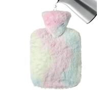 Almohadilla térmica para botella de agua,Botella de calefacción - Botellas de agua calentadas de 1000 ml | Calentadores de manos de invierno reutilizables, pequeña botella de agua caliente de gran