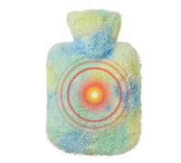 Almohadilla térmica para botella de agua,Botella térmica | Bolsa de agua caliente portátil de 1000 ml calentada | Calentadores de manos de invierno reutilizables, pequeña botella de agua caliente de g