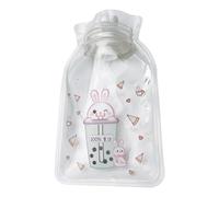 Almohadilla térmica para botella de agua, diseño innovador de seguridad, almohadilla resistente al calor, calentador seguro a prueba de fugas, ideal con forma de dibujos animados para de