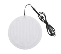 Almohadilla Térmica Para Cachorros - Algodón, Almohadilla Térmica USB De 7,87 Pulgadas Ajustable En 3 Niveles | Soporte De Calefacción Plegable Para Mascotas Para Interiores Y Exteriores, Estera