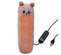Almohadilla térmica para calambres, animales de peluche calentados - Almohadilla térmica enchufable ajustable Almohadilla térmica para gatos,Almohadilla térmica Plushie Almohadilla térmica USB con tem