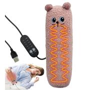 Almohadilla térmica para calambres, animales de peluche calentados - Almohadilla térmica enchufable ajustable Almohadilla térmica pequeña,Almohadilla térmica Plushie Almohadilla térmica USB con tempor