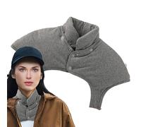 Almohadilla térmica para cuello y hombros, almohadilla térmica para hombros - Cálida almohadilla térmica para cuello y calentador de espalda - Correas de hombro en relieve con peso sin manos