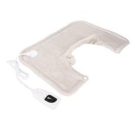 Almohadilla Térmica para el Brazo, 6 Niveles Compresa Caliente Beige Venda de Cuello Eléctricamente Calentada para el Abdomen (Enchufe UE 220-240V)