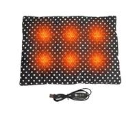 Almohadilla térmica para gatos 5 V/2 A, alimentada por USB, 3 niveles | Tapete calentador eléctrico para cachorros, conejos, gatitos, hogar, jaula, sofá, balcón