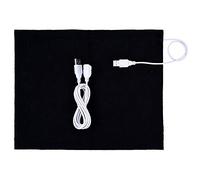 Almohadilla Térmica para Mascotas, 5V 2a USB Almohadilla Calefactora de Tela Eléctrica 23x29cm Elemento Calefactor para Ropa Calentador de Asiento Calentador para Mascotas, Almohadilla Térmica Almohad