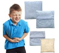 Almohadilla térmica para microondas, almohadilla térmica húmeda para aliviar el dolor, calambres, menstrual, tensión y estrés, envoltura de compresión térmica para cuello, espalda, hombros, abdomen