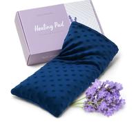 Almohadilla térmica para microondas con aroma a lavanda para cuello y hombros, almohadilla térmica inalámbrica con peso, gran regalo de relajación para mamá, papá, mujeres, hombres, almohadilla