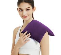 Almohadilla térmica para microondas con funda lavable, 8 x 12 pulgadas, almohadilla térmica multiusos para microondas para cuello y hombros, bolsa de frijol de calor húmedo para rodilla, músculos,