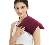 Almohadilla térmica para microondas con funda lavable, 8 x 12 pulgadas, almohadilla térmica multiusos para microondas para cuello y hombros, bolsa de frijol de calor húmedo para rodilla, músculos,