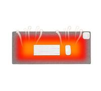 Almohadilla térmica para mousse - Calentador de manos de invierno para computadora - Almohadilla de mousse calentada por USB - Alfombrilla de espuma grande - Almohadilla de calefacción de escritorio