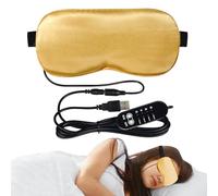 Almohadilla térmica para ojos ajustable: compresa calentadora eléctrica, parche térmico para ojos | Alivio para los ojos secos, compresa calmante para los ojos con temperatura controlada, correa ajust