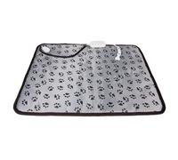 Almohadilla térmica para perro, poliéster, 45 x 45 cm, 50 x 70 cm, manta térmica eléctrica para mascotas, tapete de calentamiento interior para perros y gatos, tapete de calefacción ajustable de 3