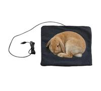 Almohadilla Térmica para Perros,Cama Calefactora Eléctrica Con USB - 25x25 cm con Termostato Inteligente Antideslizante e Impermeable - Razas Medianas Grandes Interior Jaula Viaje Coche Invierno