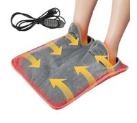 Almohadilla Térmica Para Pies | Calentador Eléctrico De 4 Niveles Portátil Recargable Por USB - Alfombra Calefactora Para Suelo | Para Cama Invierno Oficinas Frío Coche Camión Habitación Dormitorio Fi