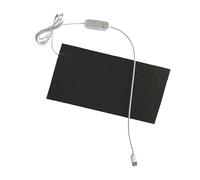 Almohadilla térmica para reptiles, tapete de calefacción para terrario, tapete de calefacción ajustable de 4 niveles, tapete de calefacción portátil de nano fibra con función de calentamiento, 15 x 30