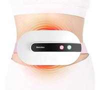 Almohadilla térmica portátil inalámbrica, almohadilla térmica para dolor de espalda con 3 niveles de calor y 3 modos de masaje de vibración, cinturón de calentamiento rápido eléctrico portátil para