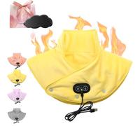 Almohadilla térmica portátil para Cuello y Hombros, Calentador de Cuello eléctrico USB para aliviar el Dolor, Envoltura de Cuello de Calentamiento rápido de 60 Segundos con 3 ajustes de Temperatura y