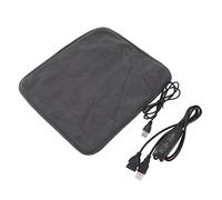 Almohadilla Térmica USB, Ajuste de Temperatura de Varias Velocidades, Se Puede Programar, Calentamiento Rápido de Hombros, Cuello, Piernas Y Cintura.(Gris oscuro)