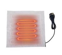 Almohadilla térmica USB - Calentador eléctrico USB de 5 V - Cojín eléctrico plegable impermeable para pies de invierno, cuello, hombros y espalda