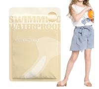 Almohadillas a prueba de agua para natación, servilleta sanitaria de natación, protección transparente para zonas privadas respetuosas con la piel, 4 forros higiénicos portátiles para niñas, mujeres