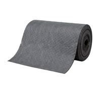 Almohadillas absorbentes de aceite, Compresas absorbentes universales de aceite, grises, de 4 mm de grosor, reutilizables, de polipropileno (rollo de 40 x 50 m o paquete de 100 unidades de 40 x 50 cm)