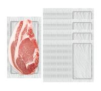 Almohadillas absorbentes para carne, almohadilla absorbente para carne, hoja desechable de envasado de alimentos, forro antihumedad Dri Lock, alfombra de remojo líquido de alta capacidad | Solución de