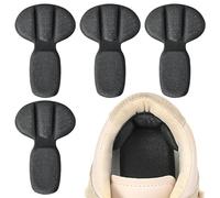 Almohadillas Acolchadas para La Parte Posterior Del Talón 4 Piezas De Inserciones Adhesivas De Malla para Botas Zapatos Sueltos Demasiado Grandes Protectores De Talón Reutilizables para Mujeres Y