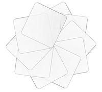 Almohadillas adhesivas de doble cara, extrafuertes, extremadamente fuertes, reutilizables, transparentes, nano, lavable, sin dejar rastros, para alfombras, azulejos, coche y cocina (10 unidades)