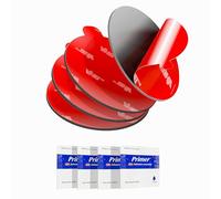 Almohadillas adhesivas de doble cara para montaje de cámara de salpicadero, paquete de 4, cinta de montaje redonda de alta adherencia resistente al calor para parabrisas, salpicadero, GPS y soportes